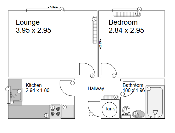 Nightingale Court - Flat 3 Floorplan